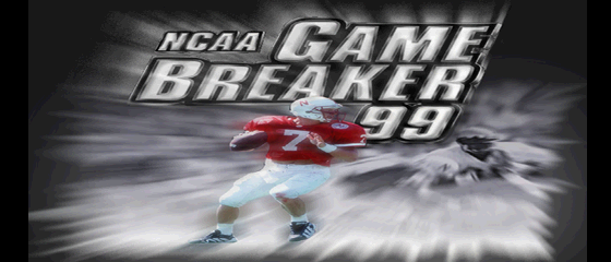 NCAA Gamebreaker 99 Title Screen